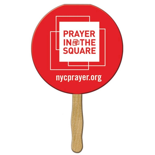 Circle sandwich hand sign made with white poster board.... from ASI 67620 Lion Circle Corp / Lion/Circle