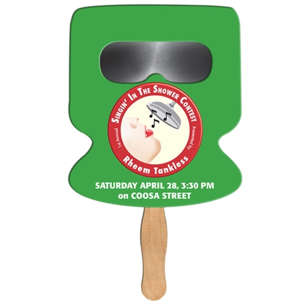 Computer shape hand held fan with see through smoked film.... from ASI 67620 Lion Circle Corp / Lion/Circle