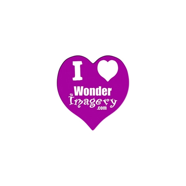 Heart shaped window sign with suction cup (not attached), 5" x... from ASI 67620 Lion Circle Corp / Lion/Circle