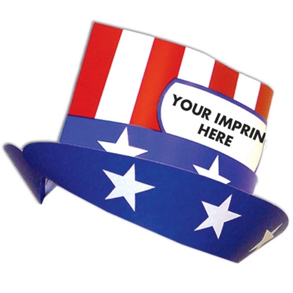 Adult Uncle Sam topper made from poster board.... from ASI 67620 Lion Circle Corp / Lion/Circle