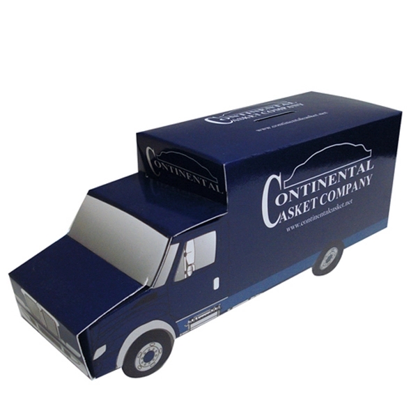 Truck shape bank, 8 1/2" x 2 3/4" x 2 3/4".... from ASI 67620 Lion Circle Corp / Lion/Circle