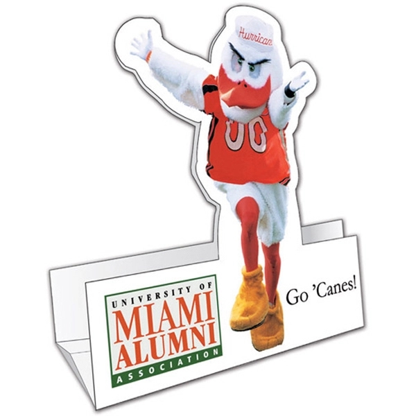 Custom Table tent style decoration made from paper board.... from ASI 67620 Lion Circle Corp / Lion/Circle