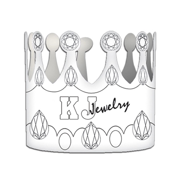 Crown that can be colored, made with paper board. Recyclable.... from ASI 67620 Lion Circle Corp / Lion/Circle