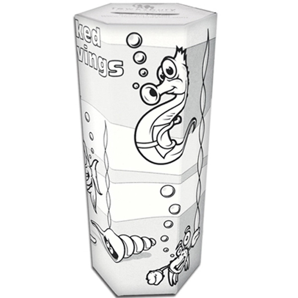 Bank that you can color, made from paper board.... from ASI 67620 Lion Circle Corp / Lion/Circle