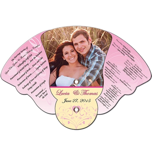Four part wedding fan.... from ASI 67620 Lion Circle Corp / Lion/Circle