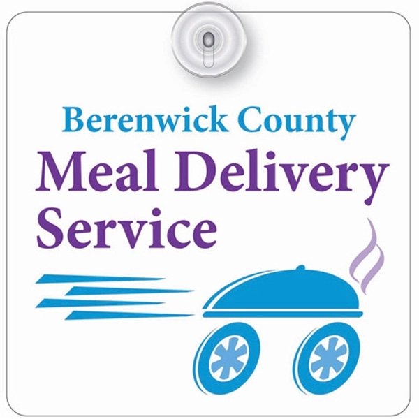 Flexible Ribbon window sign.... from ASI 67620 Lion Circle Corp / Lion/Circle