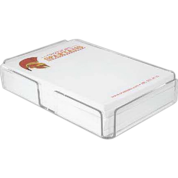 Clear acrylic holder with a 5 or 10 pad self adhesive... from ASI 81500 Navitor Inc / Navitor®