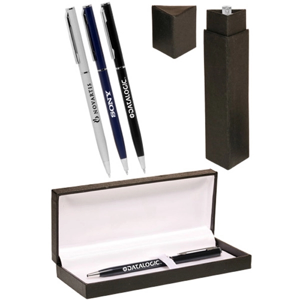 Skinny Metal Ballpoint Pen Gift Set.... from ASI 39552 BEL Promo