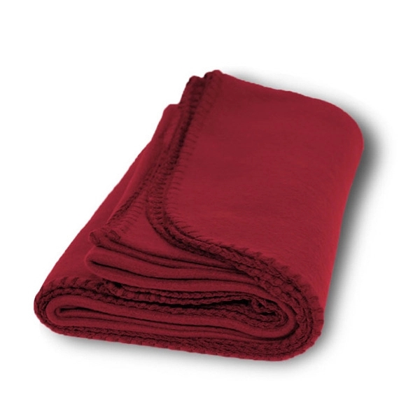 Plush polar fleece blanket. 100% polyester 200gsm (12 oz) brushed polar... from ASI 30112 ACE Products / Ace Line