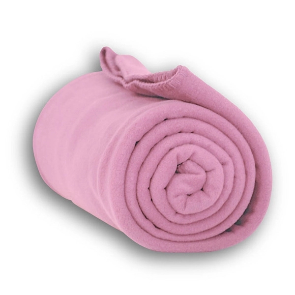 Anti pill fleece blanket. 100% polyester 260 gsm (16 oz) polar... from ASI 30112 ACE Products / Ace Line