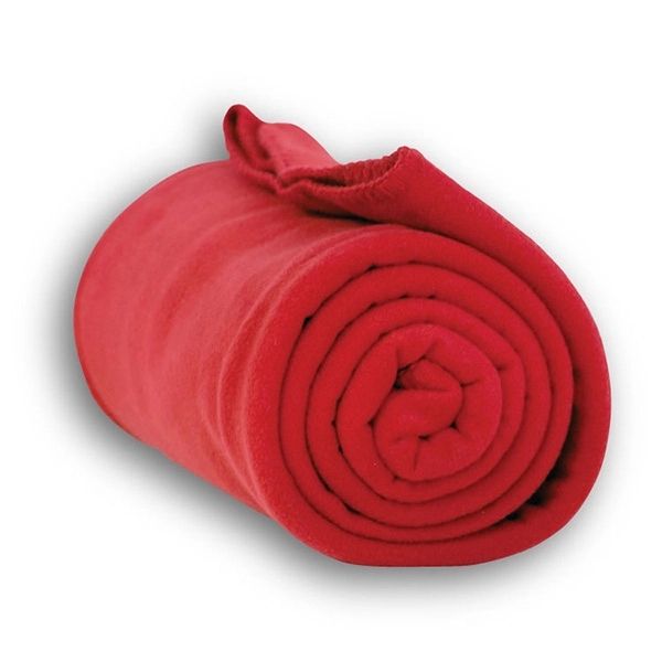 Anti pill fleece blanket. 100% polyester 260 gsm (16 oz) polar... from ASI 30112 ACE Products / Ace Line