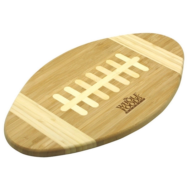 Bamboo football cutting board. Two-tone. Doubles as a serving tray.... from ASI 30112 ACE Products / Ace Line