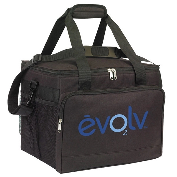 36 can cooler with large insulated compartment and front zippered pocket.... from ASI 30112 ACE Products / Ace Line