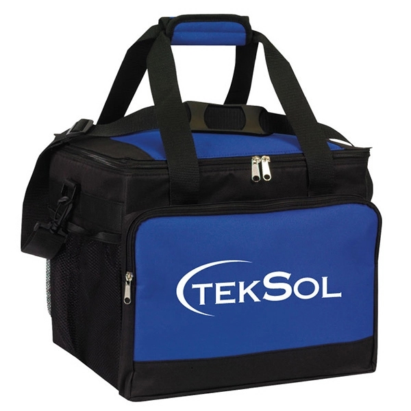 36 can cooler with large insulated compartment and front zippered pocket.... from ASI 30112 ACE Products / Ace Line