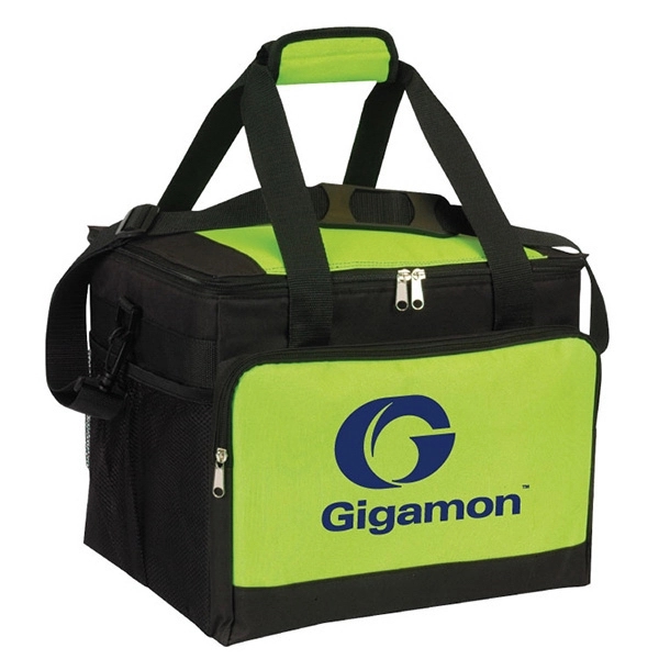36 can cooler with large insulated compartment and front zippered pocket.... from ASI 30112 ACE Products / Ace Line