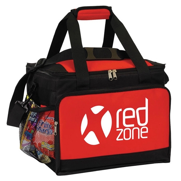 36 can cooler with large insulated compartment and front zippered pocket.... from ASI 30112 ACE Products / Ace Line