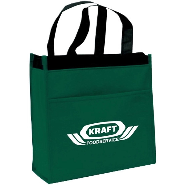 Small cooler tote. Hot/cold lining with zipper closure. Open front pocket.... from ASI 30112 ACE Products / Ace Line