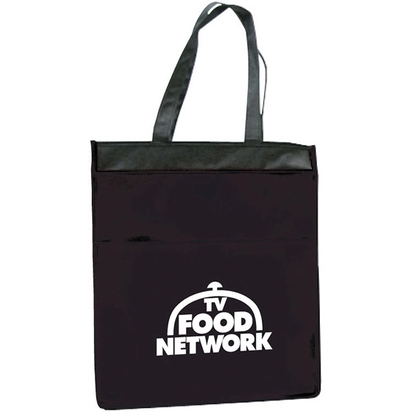 Large cooler tote. Hot/cold lining with zipper closure. Open front pocket.... from ASI 30112 ACE Products / Ace Line