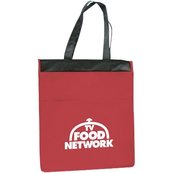 Large cooler tote. Hot/cold lining with zipper closure. Open front pocket.... from ASI 30112 ACE Products / Ace Line