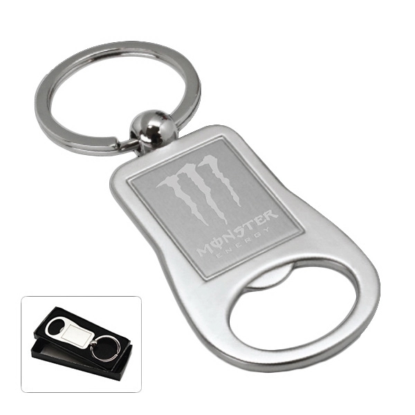 Silver tone bottle opener key tag.... from ASI 30112 ACE Products / Ace Line