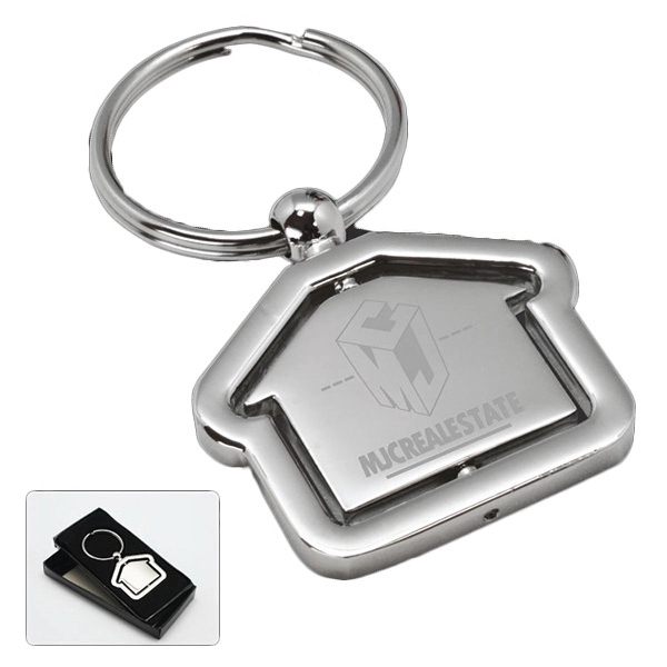 Revolving house key tag. Silver tone.... from ASI 30112 ACE Products / Ace Line