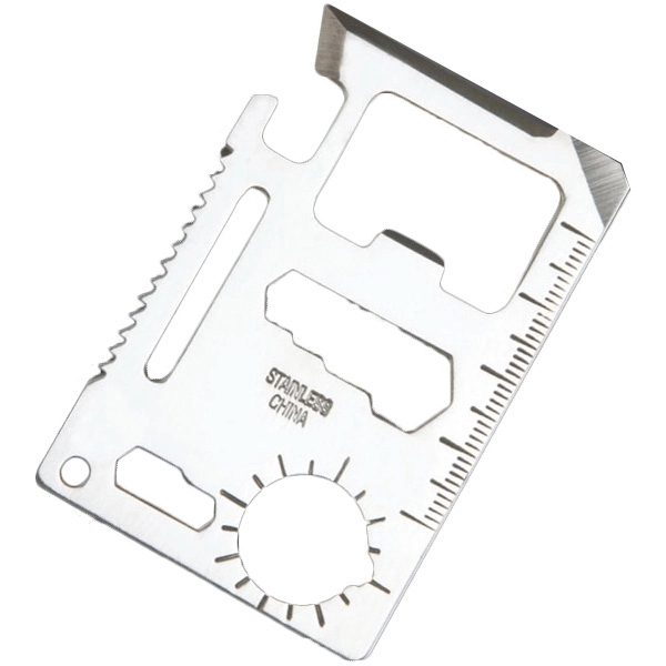 Credit card size survival tool with carrying case.... from ASI 30112 ACE Products / Ace Line