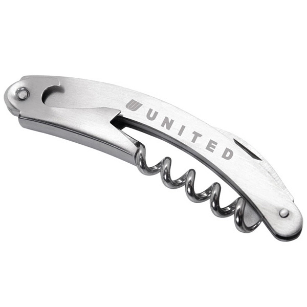 Wine opener. Features corkscrew, bottle opener and knife/foil cutter.... from ASI 30112 ACE Products / Ace Line