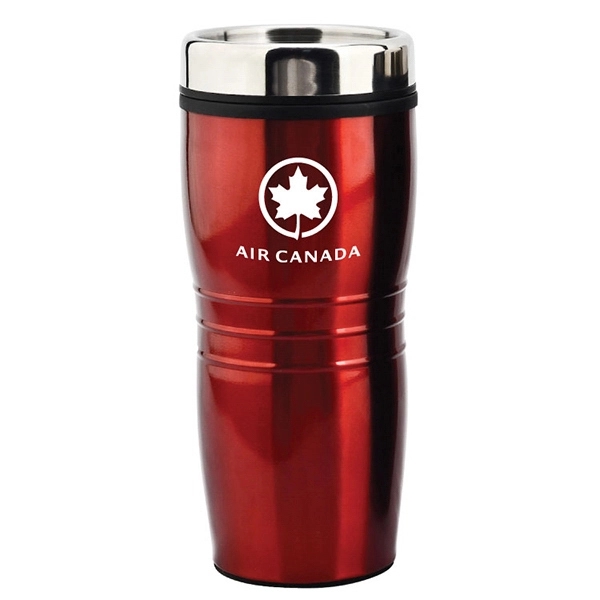 16 oz stainless steel travel tumbler. Metallic finish.... from ASI 30112 ACE Products / Ace Line