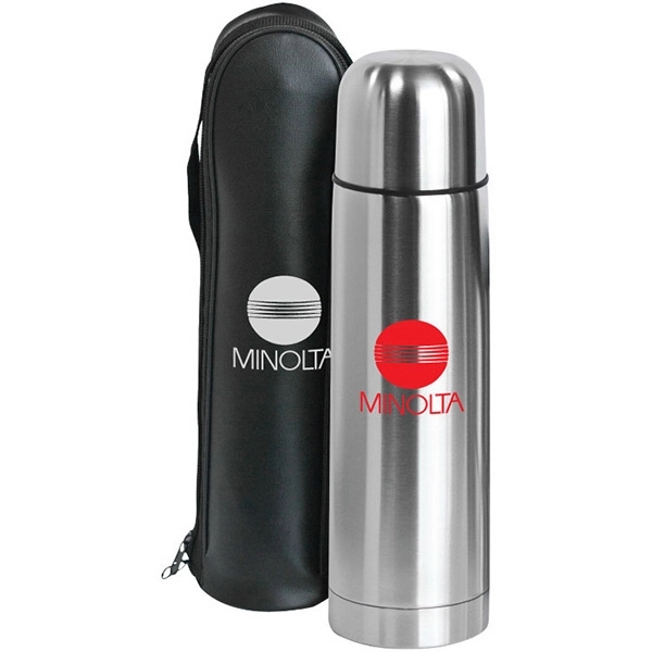 Bullet stainless steel vacuum bottle. Lid doubles as a serving cup.... from ASI 30112 ACE Products / Ace Line