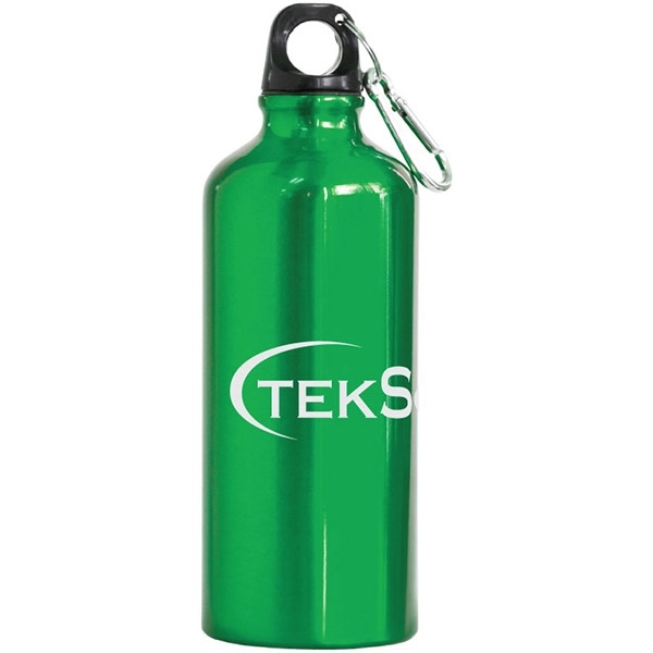 Aluminum sports bottle. BPA free. Carabiner clip attached.... from ASI 30112 ACE Products / Ace Line
