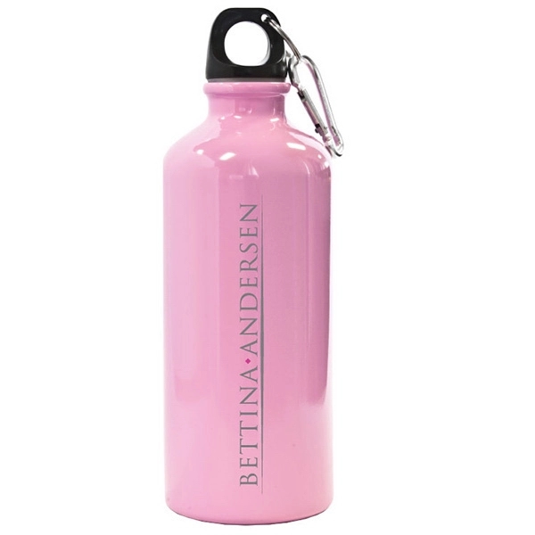 Aluminum sports bottle. BPA free. Carabiner clip attached.... from ASI 30112 ACE Products / Ace Line