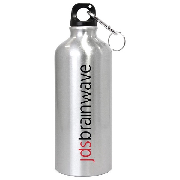 Aluminum sports bottle. BPA free. Carabiner clip attached.... from ASI 30112 ACE Products / Ace Line