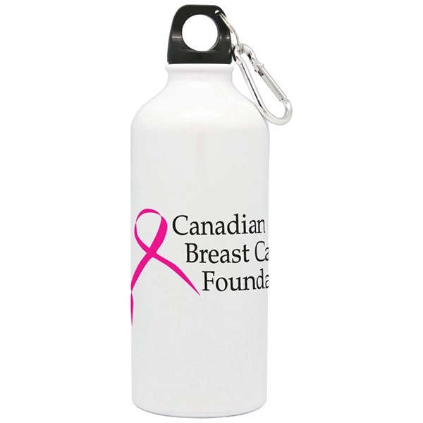 Aluminum sports bottle. BPA free. Carabiner clip attached.... from ASI 30112 ACE Products / Ace Line