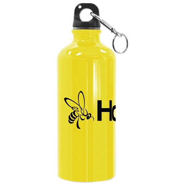 Aluminum sports bottle. BPA free. Carabiner clip attached.... from ASI 30112 ACE Products / Ace Line