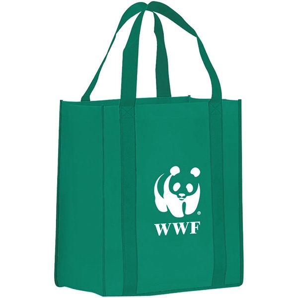 Eco-friendly large shopping tote with drop-in board.... from ASI 30112 ACE Products / Ace Line