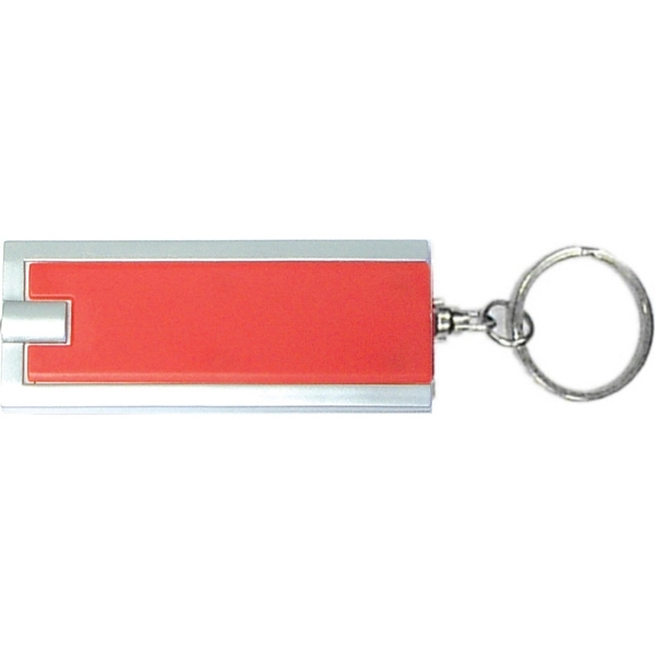 Burgundy mini flash light key chain.... from ASI 74585 Nu Promo International / Nu Promo Line