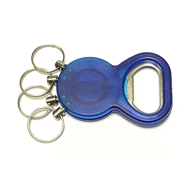 Bottle opener with key chain... from ASI 74585 Nu Promo International / Nu Promo Line