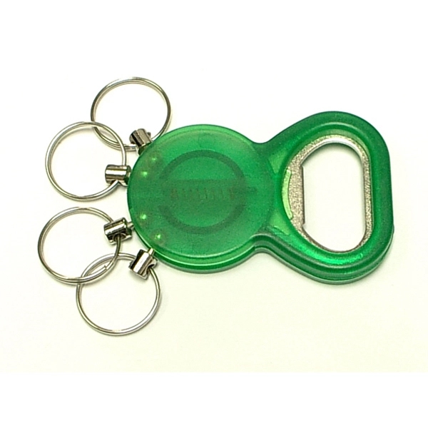 Bottle opener with key chain... from ASI 74585 Nu Promo International / Nu Promo Line