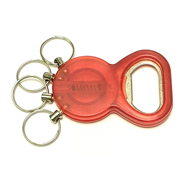 Bottle opener with key chain... from ASI 74585 Nu Promo International / Nu Promo Line