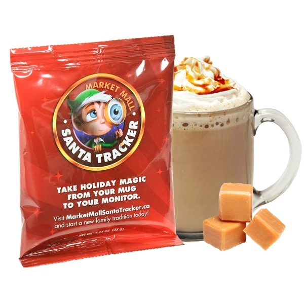 Caramel Hot Chocolate, each standard pack yields one serving.... from ASI 82351 Richard's Gourmet Coffee Co / Richard's® Gourmet Coffee