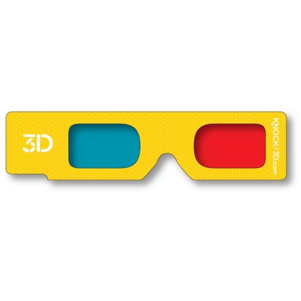 3D Glasses - Hand Held- Red/Cyan Lenses - Custom Imprint... from ASI 80485 Rainbow Symphony Inc / Rainbow Symphony