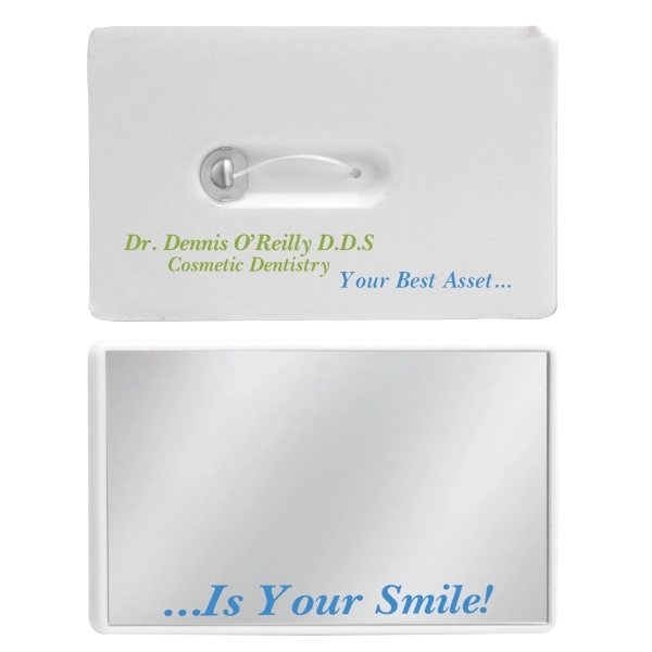 Plastic card with 10 1/2 yards of waxed dental floss and... from ASI 62190 Illini