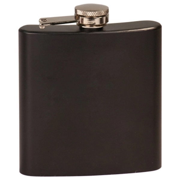 Stainless steel hip flask that holds 6 ounces and comes with... from ASI 72657 Active Life Promo / Apres Ski