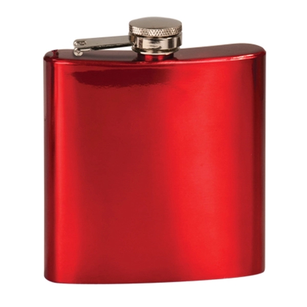 Stainless steel hip flask that holds 6 ounces and comes with... from ASI 72657 Active Life Promo / Apres Ski
