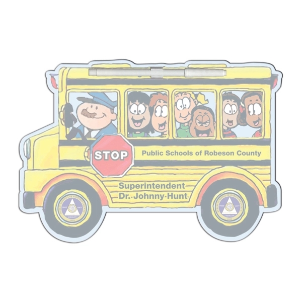 Bus shaped dry erase memo board with marker.... from ASI 67620 Lion Circle Corp / Lion/Circle
