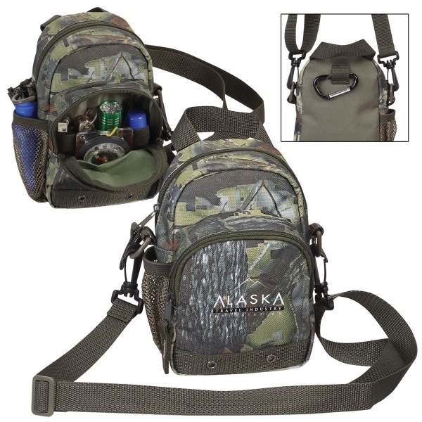 Multi-purpose, zipper pockets, carabiner on the back, shoulder strap, handle loop.... from ASI 79384 Preferred Nation Inc / G-tech