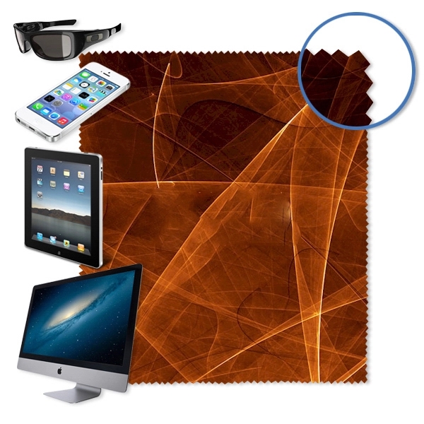 4" x 6" microfiber cloth with full dye sublimation printing.... from ASI 30442 Above & Beyond Advertising Products