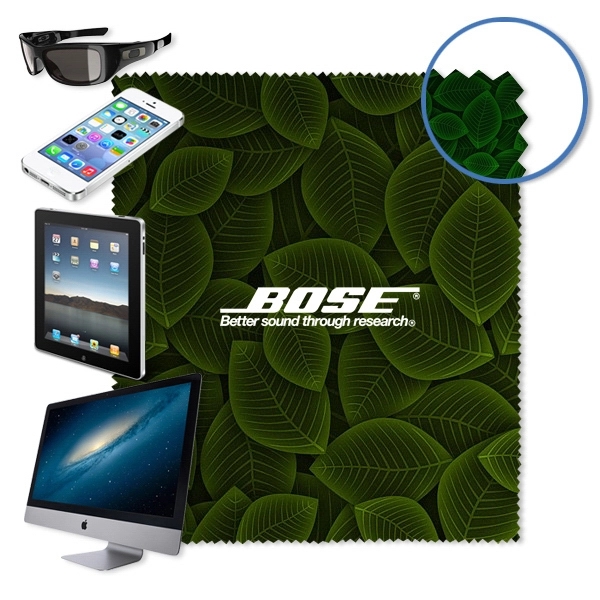 8" x 12" microfiber cloth with full dye sublimation printing.... from ASI 30442 Above & Beyond Advertising Products