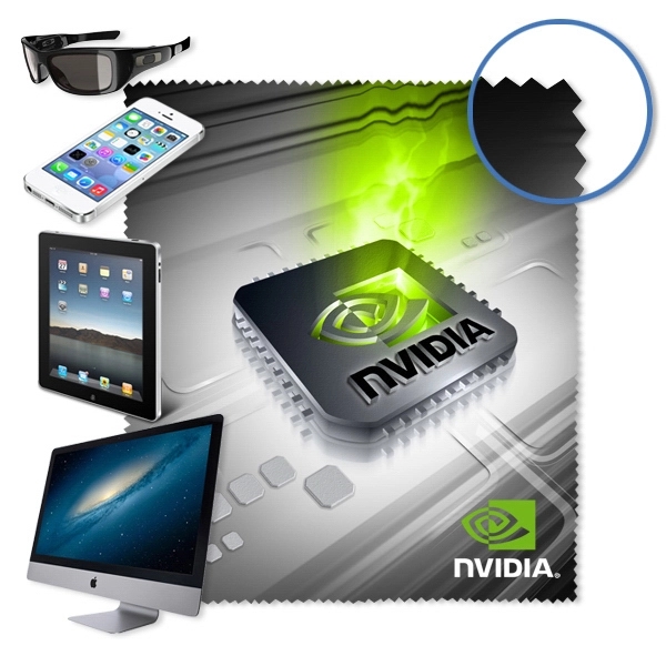 8" x 12" microfiber cloth with full dye sublimation printing.... from ASI 30442 Above & Beyond Advertising Products