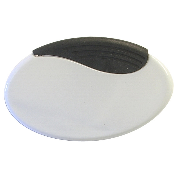 Jumbo size sleek oval shaped magnetic memo clip holder with strong... from ASI 74585 Nu Promo International / Nu Promo Line